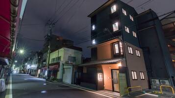 Front of property – evening/night