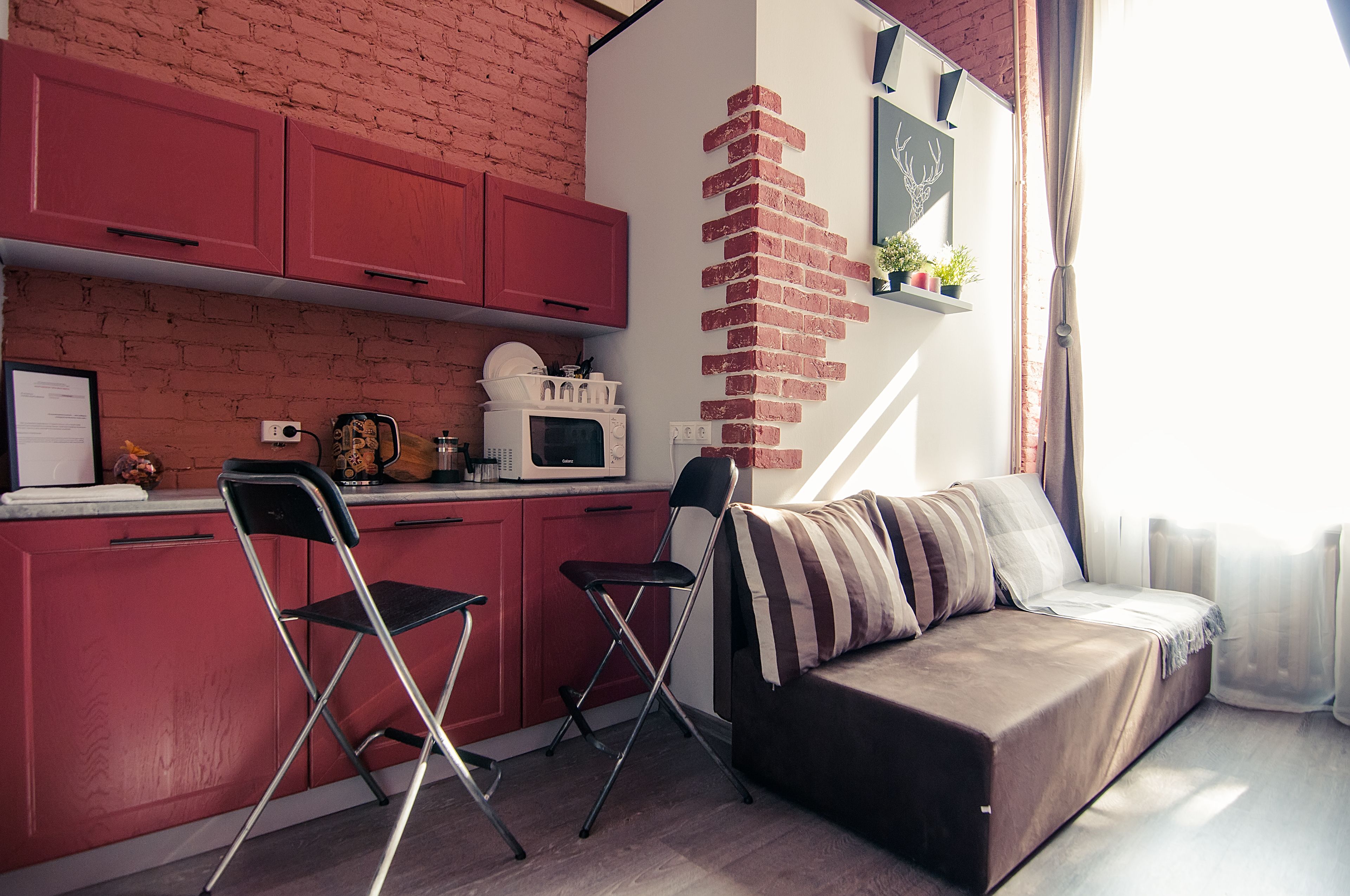 Appartamento Design, 1 camera da letto (1) | 1 camera, biancheria da letto di alta qualità, tende oscuranti