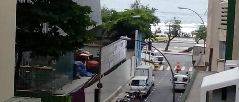 Vista a la playa o el mar