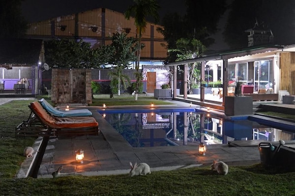 Front of property - evening/night
