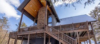Private Cabin|Pool Access|Fireplace On Deck|Firewood|Lake/Waterfalls-GOLF-XTRAS