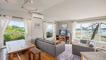 Una televisión, libros