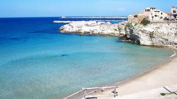 Beach nearby, sun-loungers