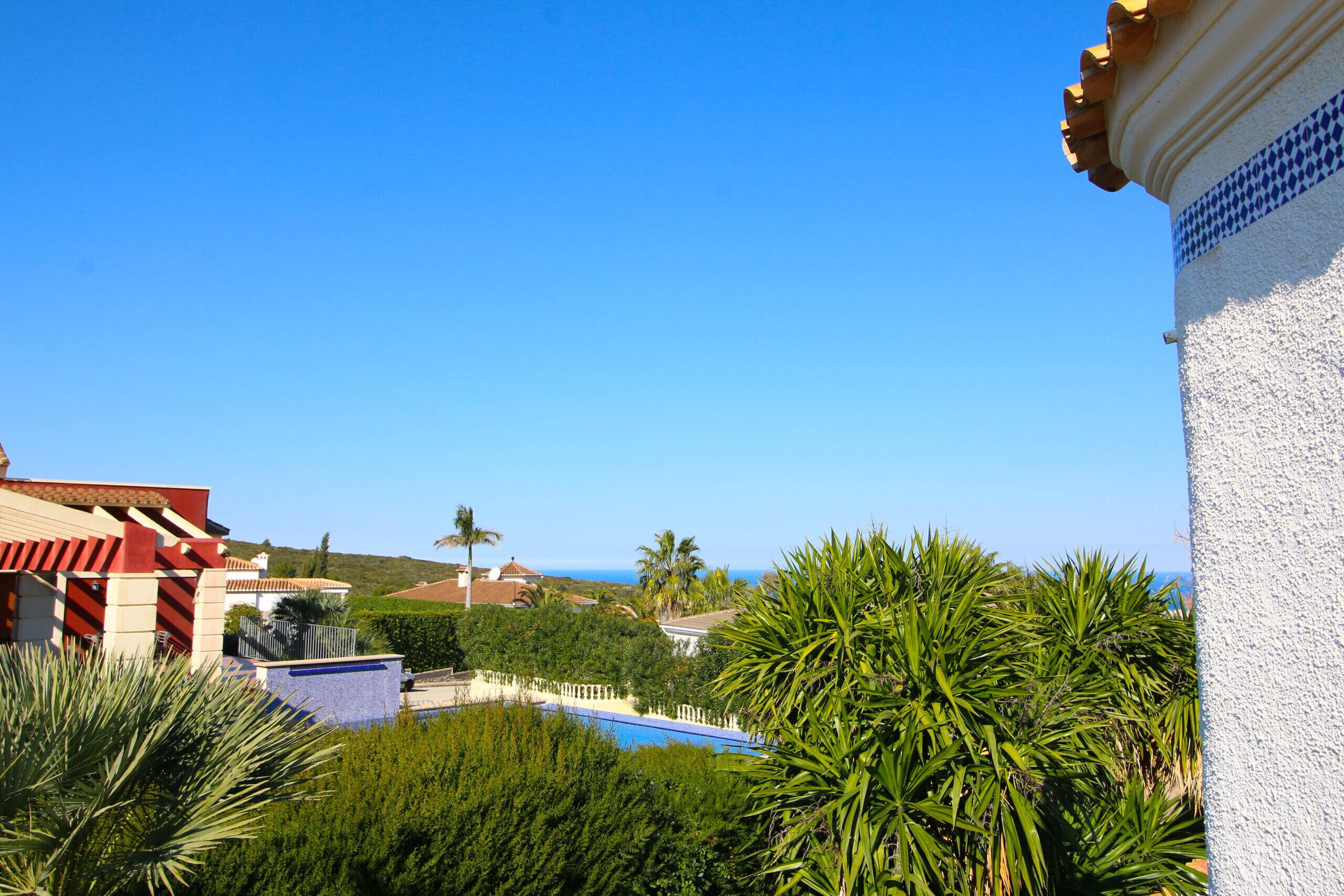 Blick von der Unterkunft