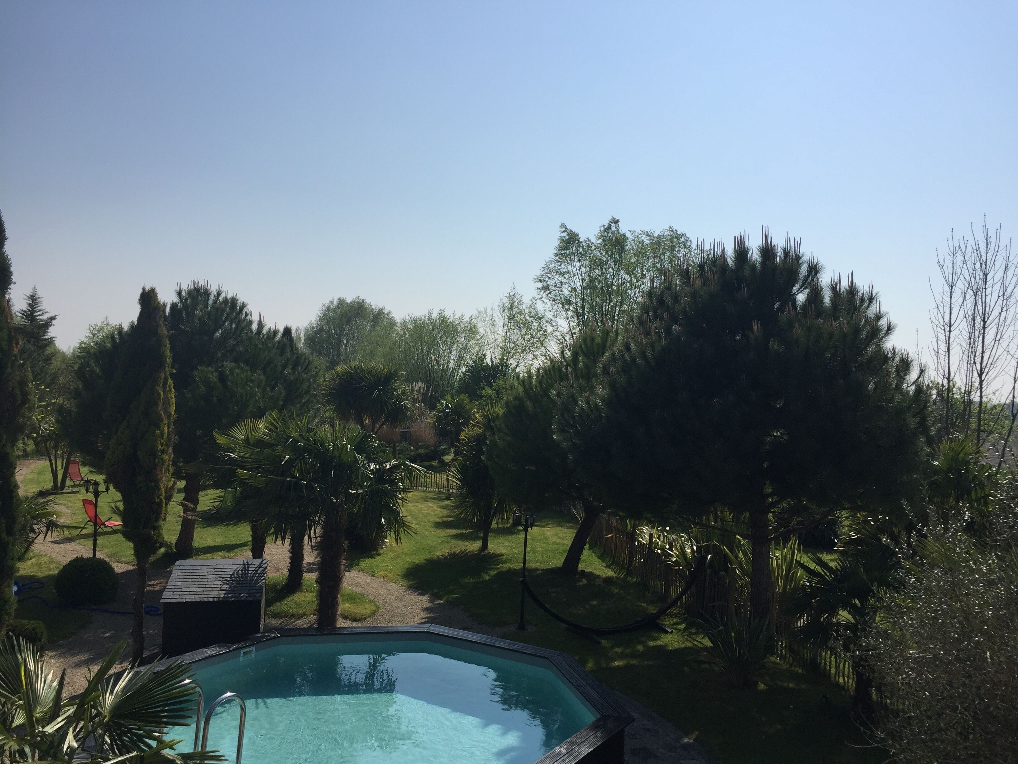 Alberca al aire libre 