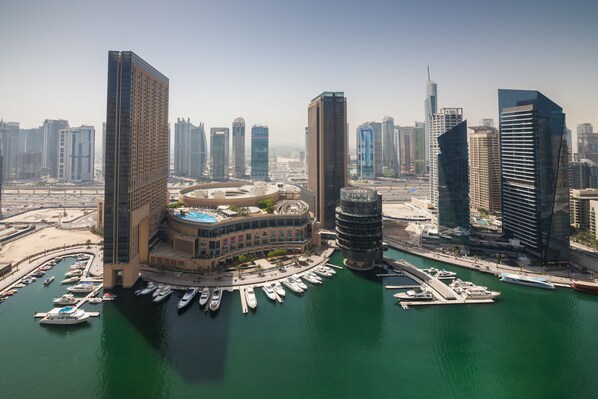 Blick von der Unterkunft