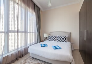 Appartement panoramique, 4 chambres | 1 chambre, literie de qualité, coffre-fort, bureau