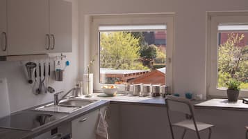 Kühlschrank, Mikrowelle, Ofen, Geschirrspüler