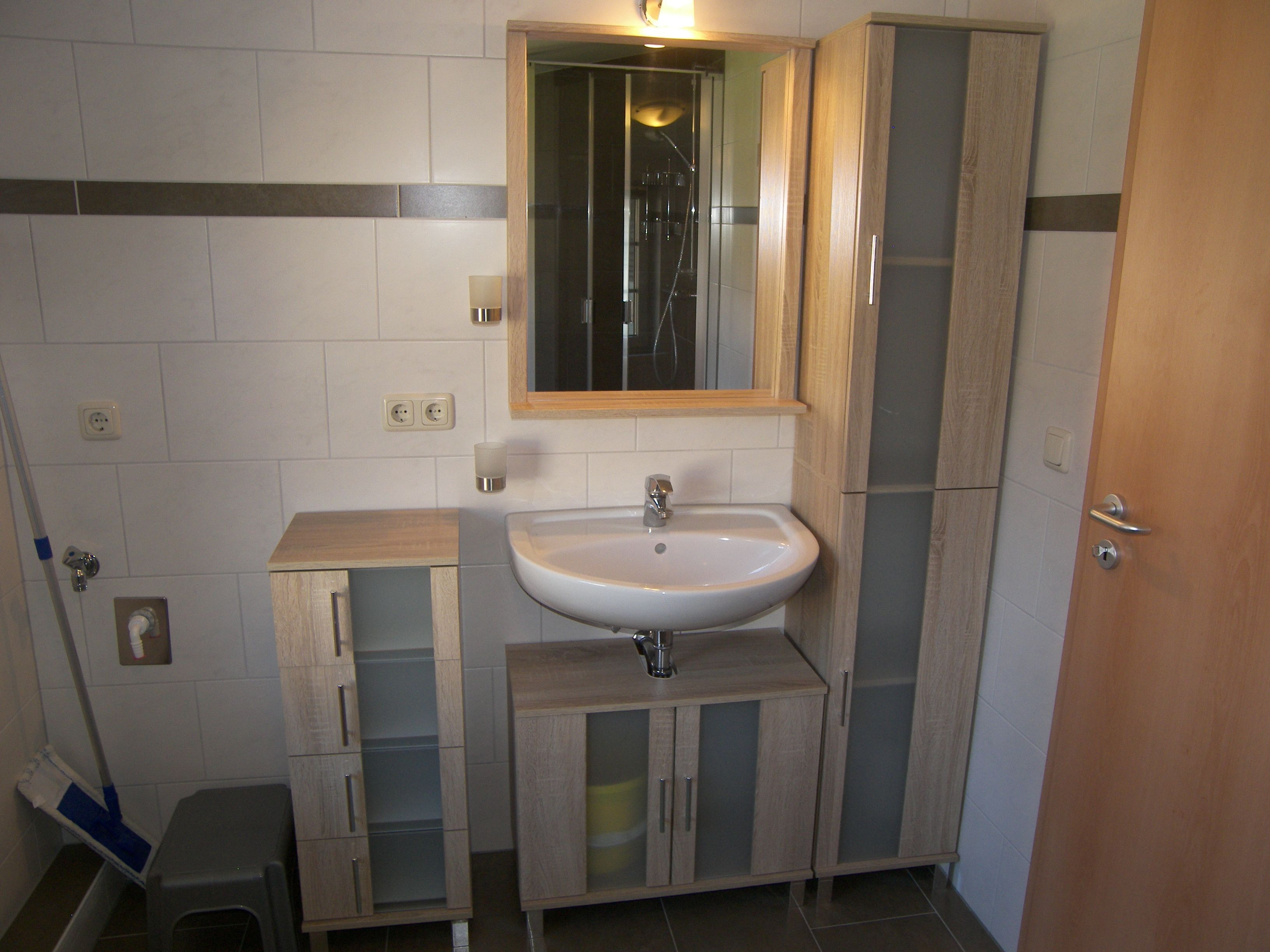 Shower, soap, toilet paper