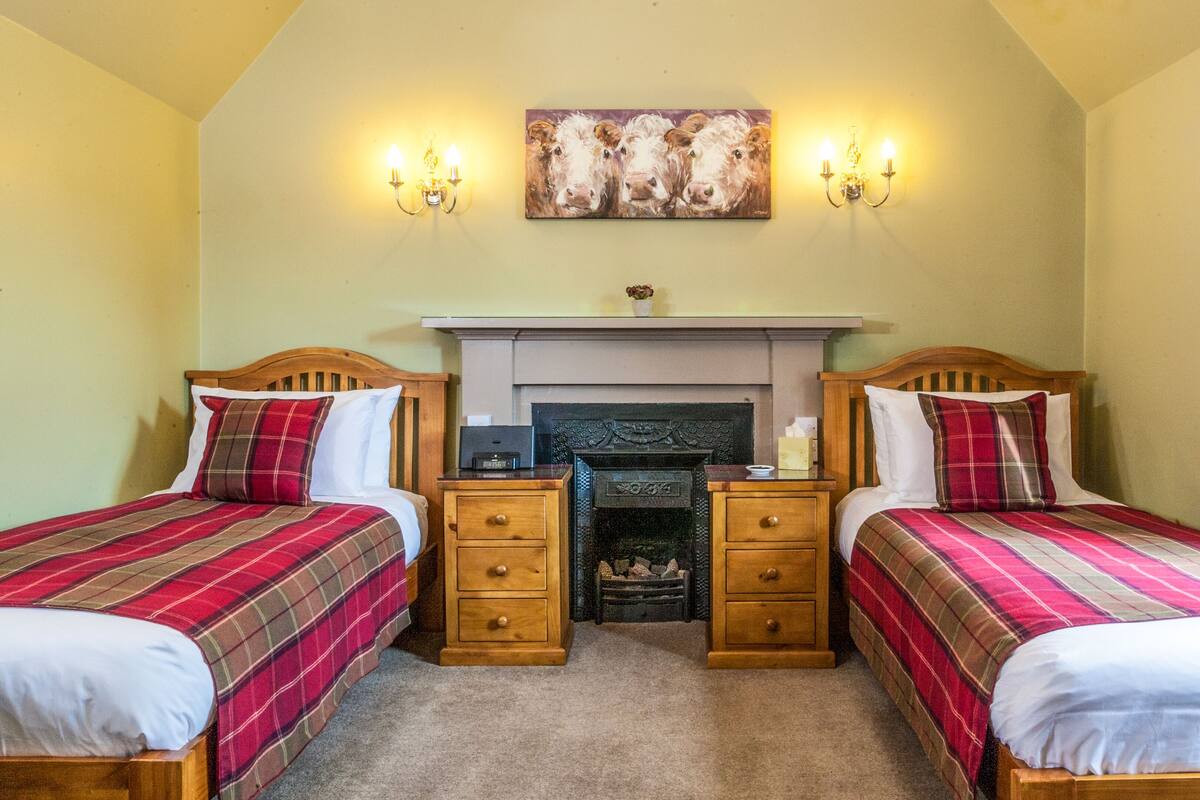 Twin Room | Iron/ironing board, WiFi (free), bed sheets