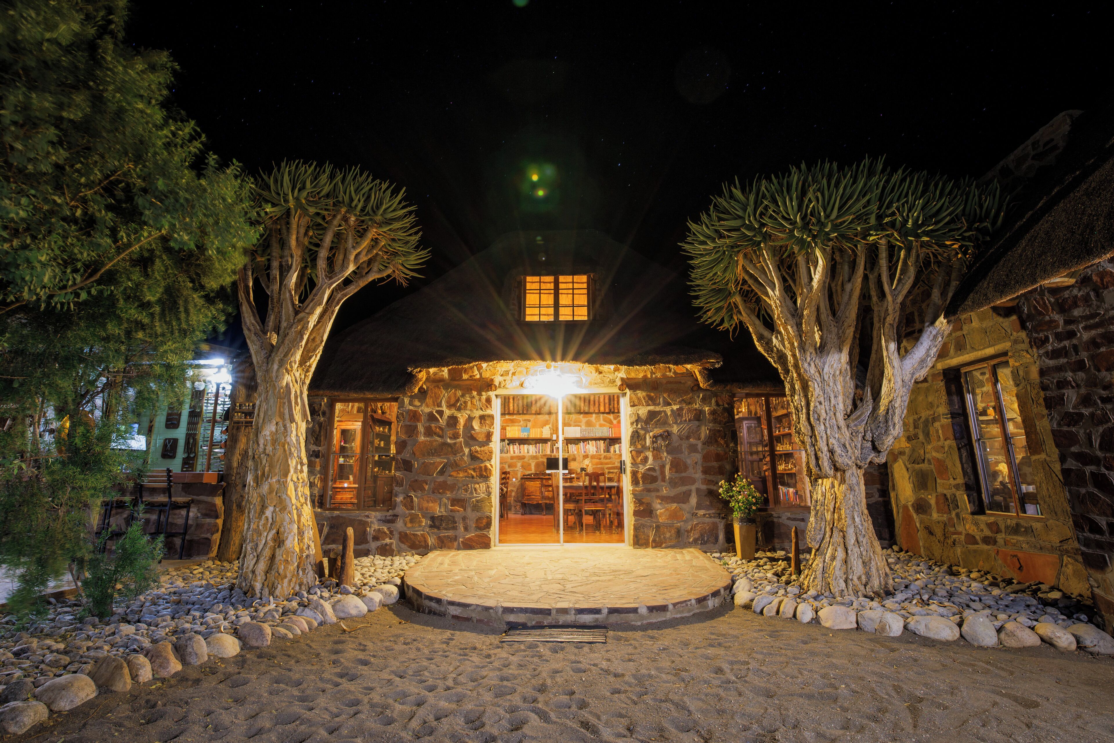 Front of property - evening/night