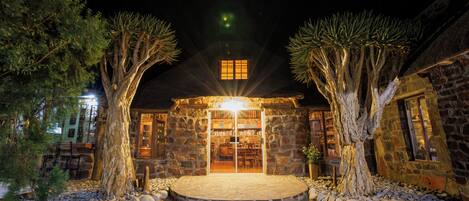 Front of property - evening/night