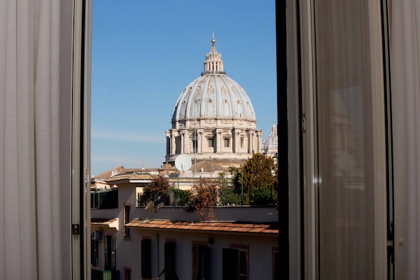 View of St. Peter's dome from the apartment