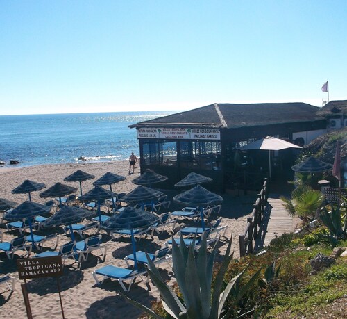 Apartment am Strand mit Meerblick an der Costa del Sol