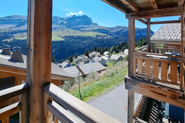 été à Flaine: multiples activités, paysages grandioses,...