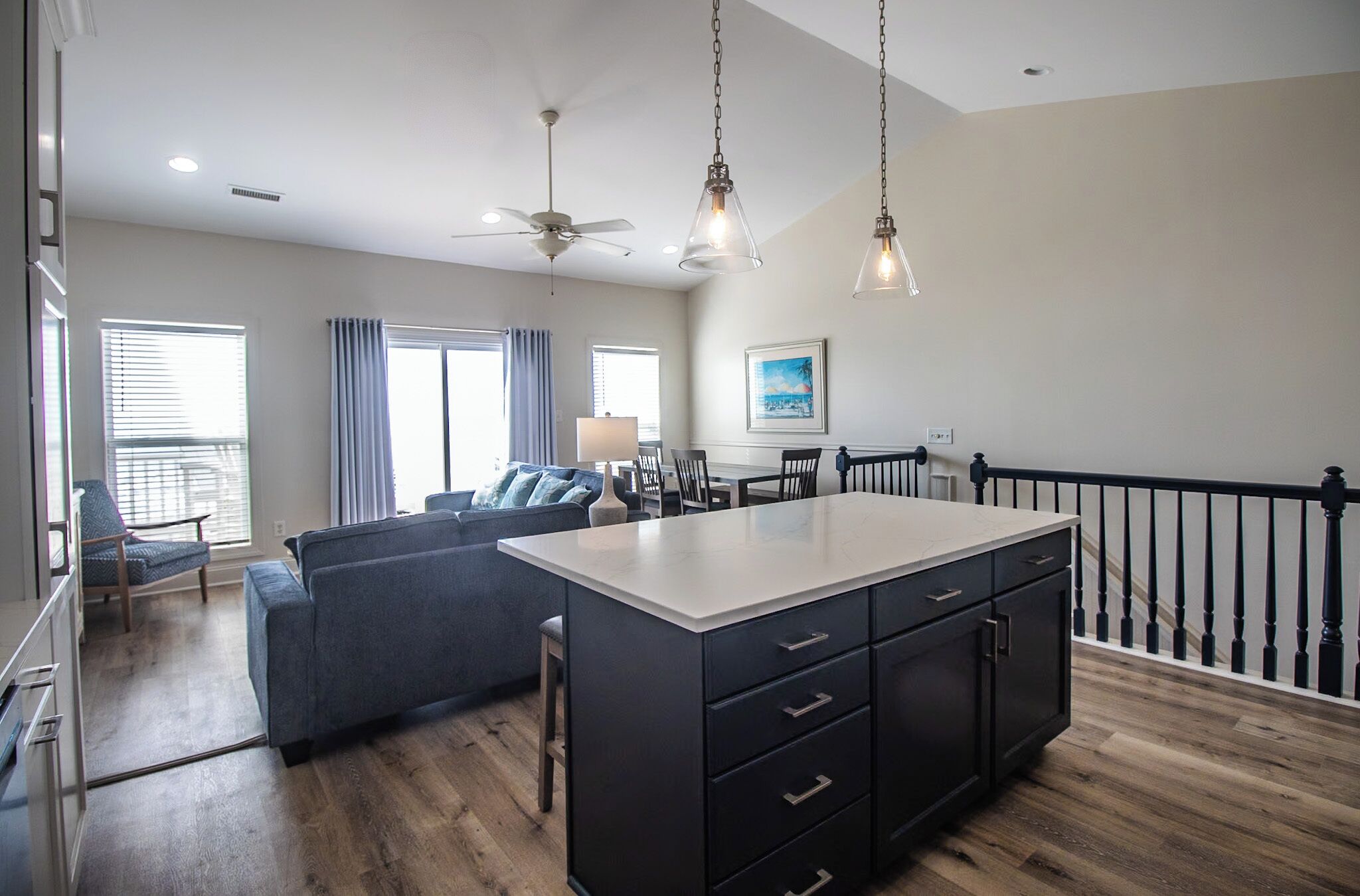 kitchen/living area overlooking the Atlantic-a different perspective