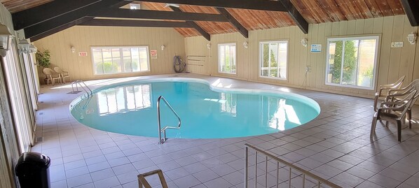 Indoor pool, a heated pool