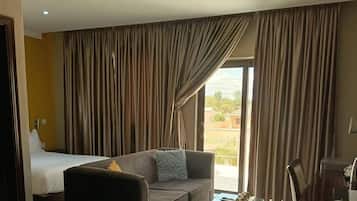 Egyptian cotton sheets, premium bedding, down duvets, Tempur-Pedic beds