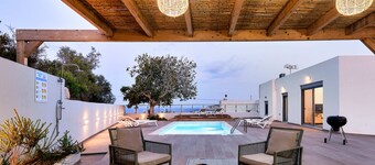 Villa Emilia Agia Pelagia – Private Heated Pool, Sea Views