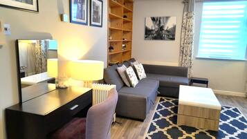 Smart TV, Netflix, DVD player, streaming services