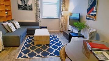 Smart TV, Netflix, DVD player, streaming services