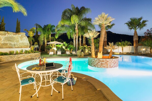 Opvarmet pool