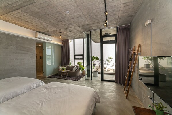 Minibar, desk, soundproofing, rollaway beds - Aloe Villa (Wujie)