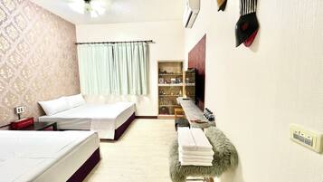 Vierbettzimmer | Individuell dekoriert, individuell eingerichtet, schallisolierte Zimmer