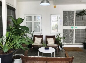 Zona de estar del vestíbulo