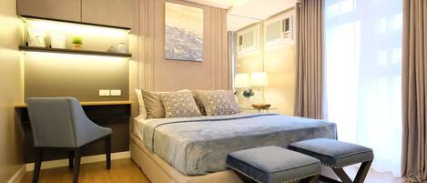 Estúdio | Escrivaninha, ferros/tábuas de passar roupa, Wi-Fi de cortesia