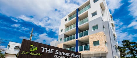 Voorkant van accommodatie