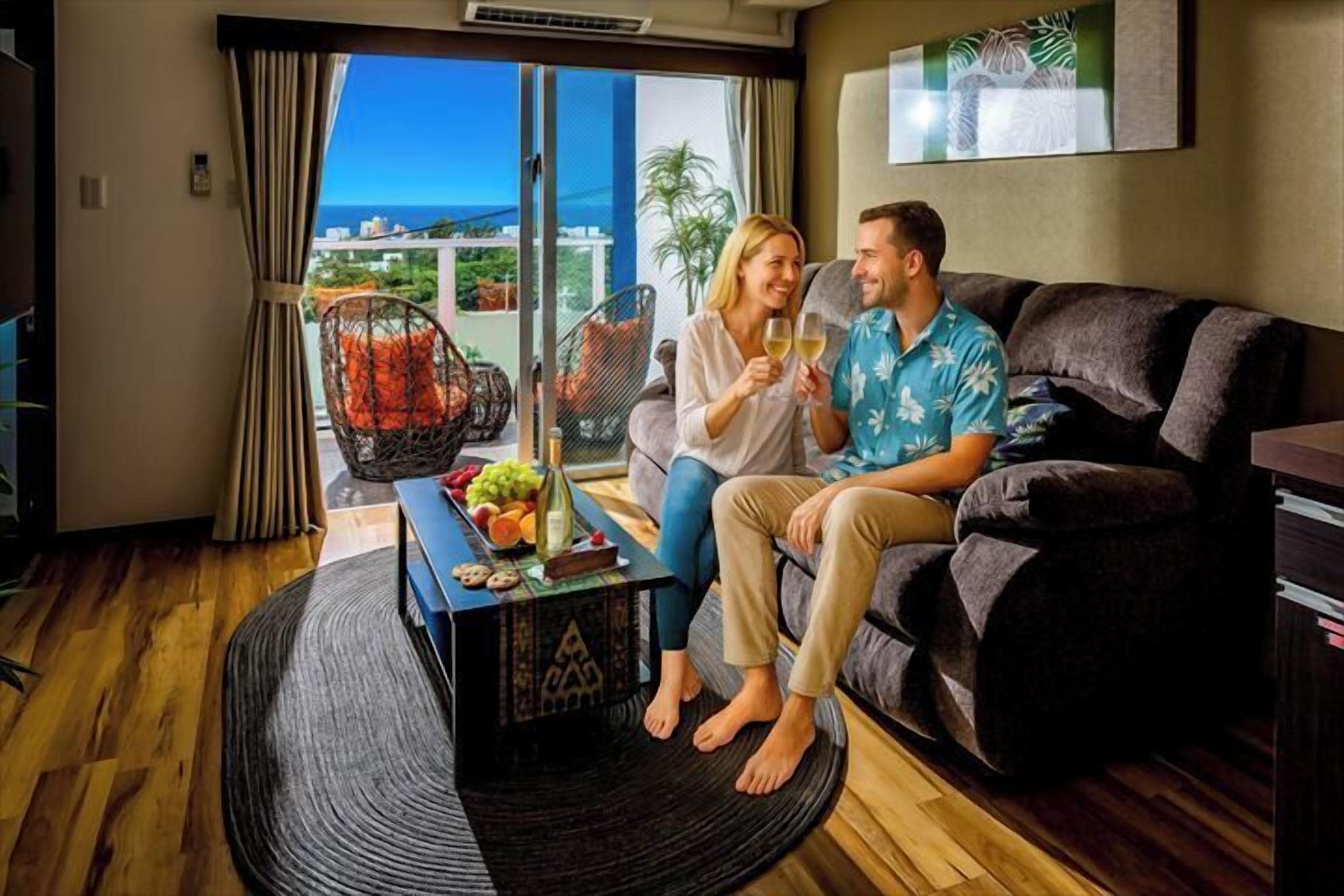 Sky Deluxe Twin (Upper Floor, 41.4sqm, 1LDK) | Living area