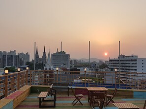 Uitzicht vanuit accommodatie