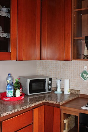 Comfort Apartment, 2 Bedrooms, Mezzanine (Apt 4) | Private kitchen | Full-size fridge, oven, stovetop, coffee/tea maker - Agriturismo Prato Grande (Loiano)