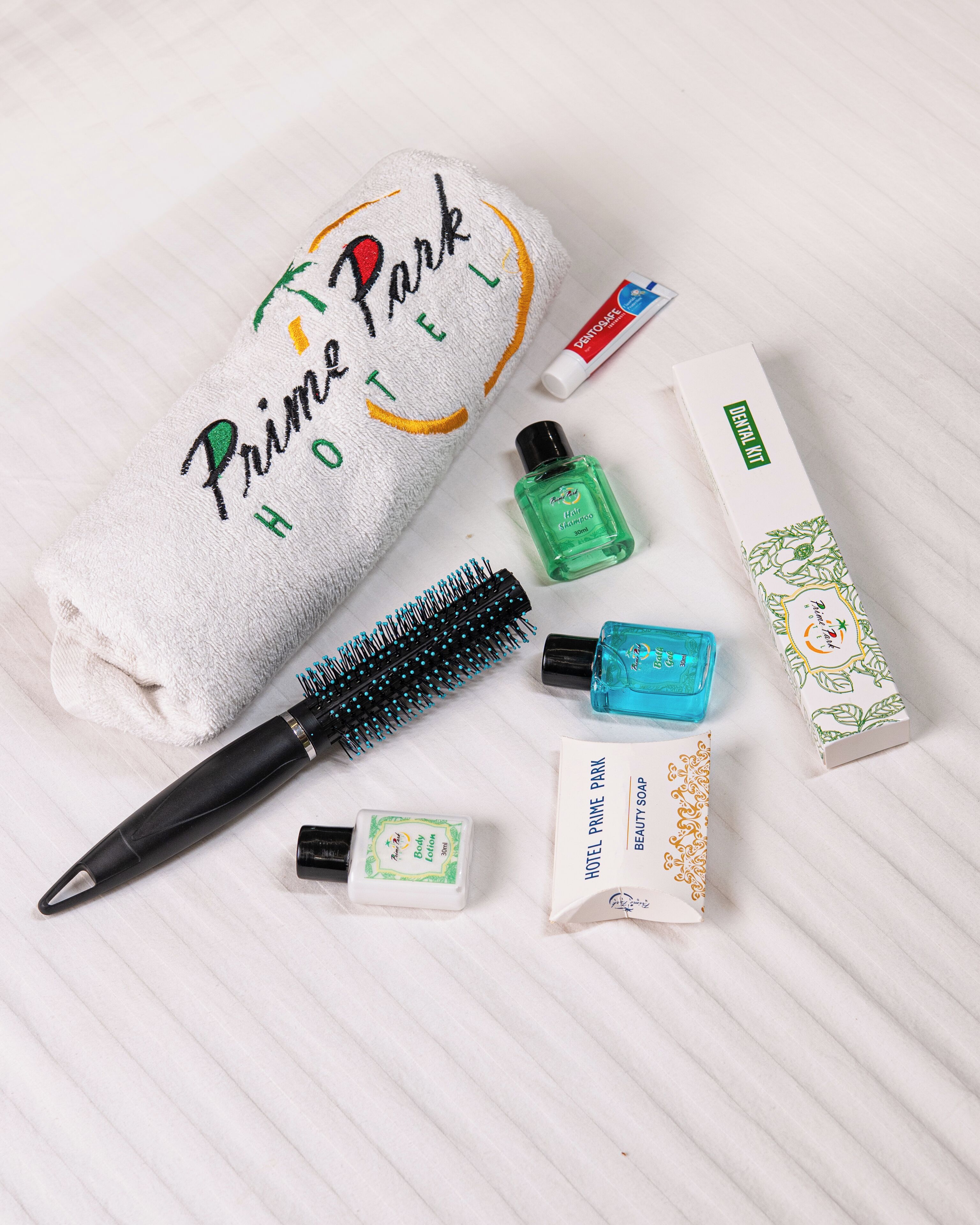 Articles de tocador gratuïts, tovalloles, sabó i xampú 