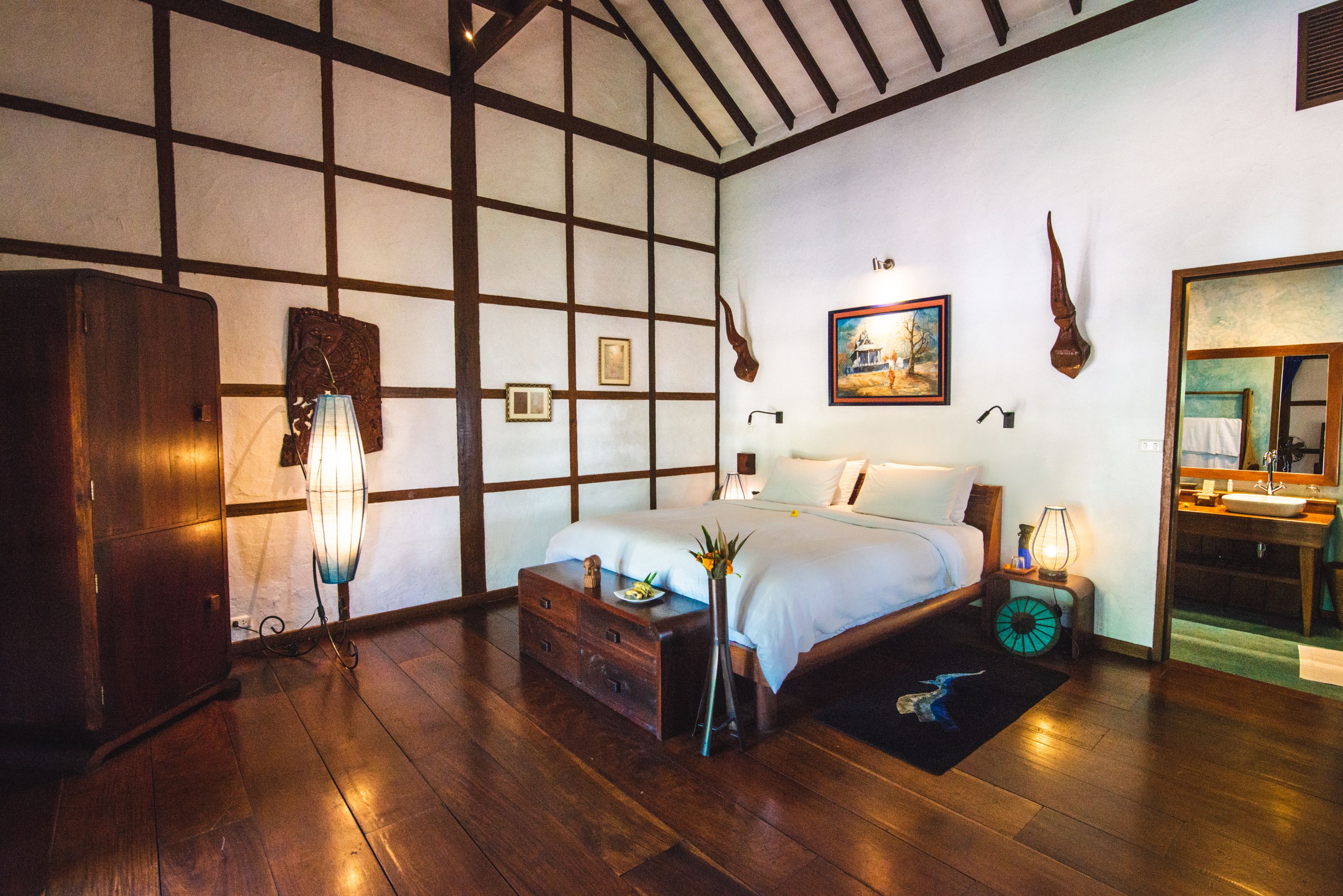 1 غرفة نوم وأغطية فراش متميزة وأسرّة بطبقة علوية مريحة وخزنة داخل الغرفة