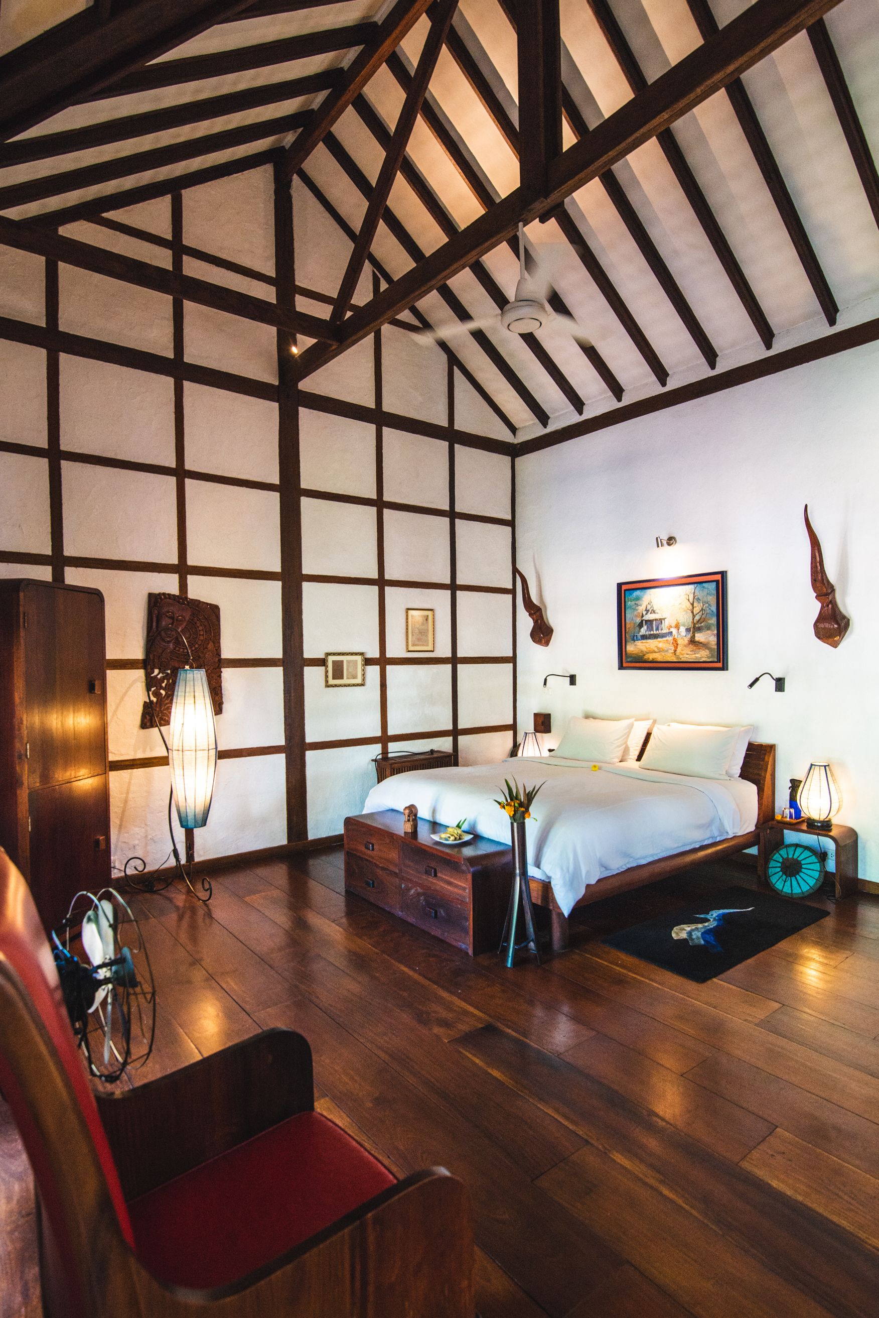 Double Room with River View | 1 phòng ngủ, bộ đồ giường cao cấp, nệm có lớp đệm bông 