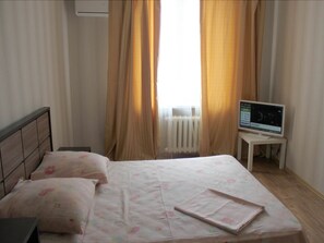 公寓, 1 间卧室 | 1 多间卧室、熨斗/熨衣板、免费 WiFi、床单