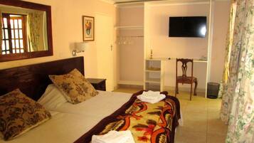 Double or Twin Room, 1 Bedroom, Ground Floor | In-room safe, desk, blackout curtains, iron/ironing board