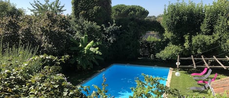 Comfort Double Room, 1 Queen Bed, Private Bathroom, Garden Area (Pigeonnier) | View from room