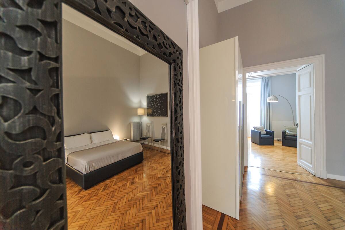 1 bedroom, desk, soundproofing, iron/ironing board