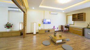 City Apartment, 1 Bedroom, City View | Living area | Flat-screen TV - Hoai Anh Plaza Hotel (Da Nang)