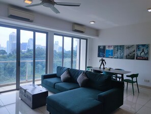Family Apartment, 3 Bedrooms | Living area | Flat-screen TV - SBC Bukit Ceylon (Kuala Lumpur)
