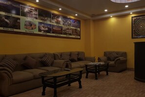 Sitteområde i lobbyen