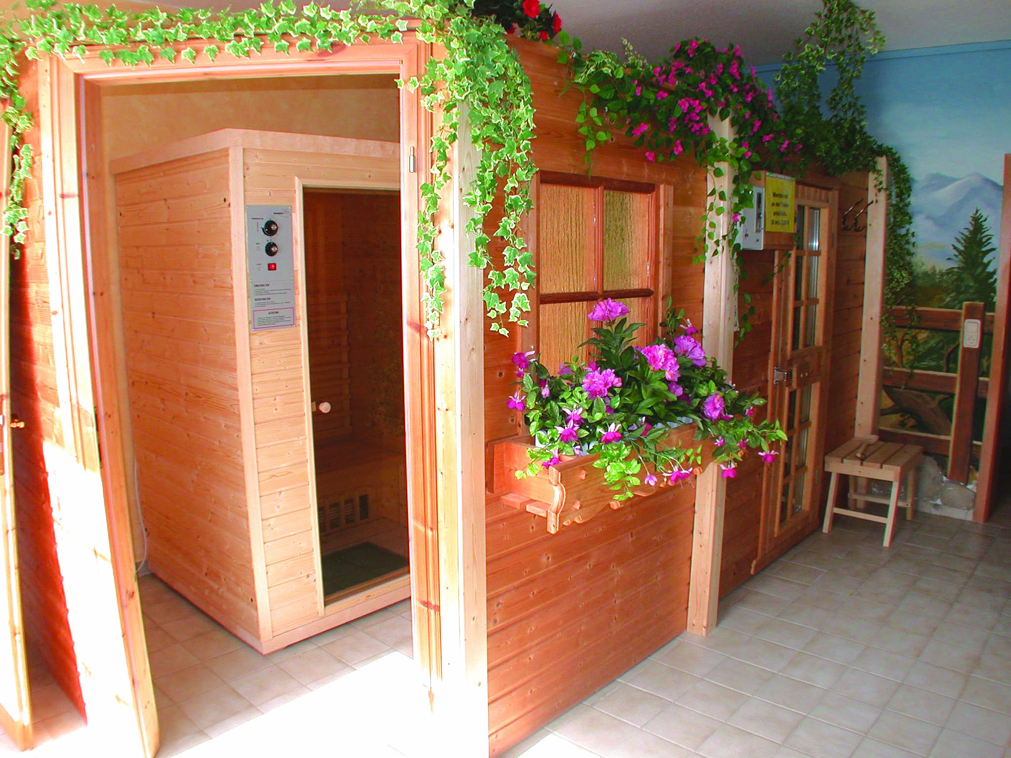 sauna, steam room, aromatherapy, facials, massages
