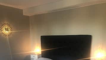 Desk, iron/ironing board, free WiFi, bed sheets