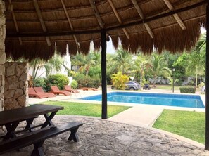 Alberca al aire libre 