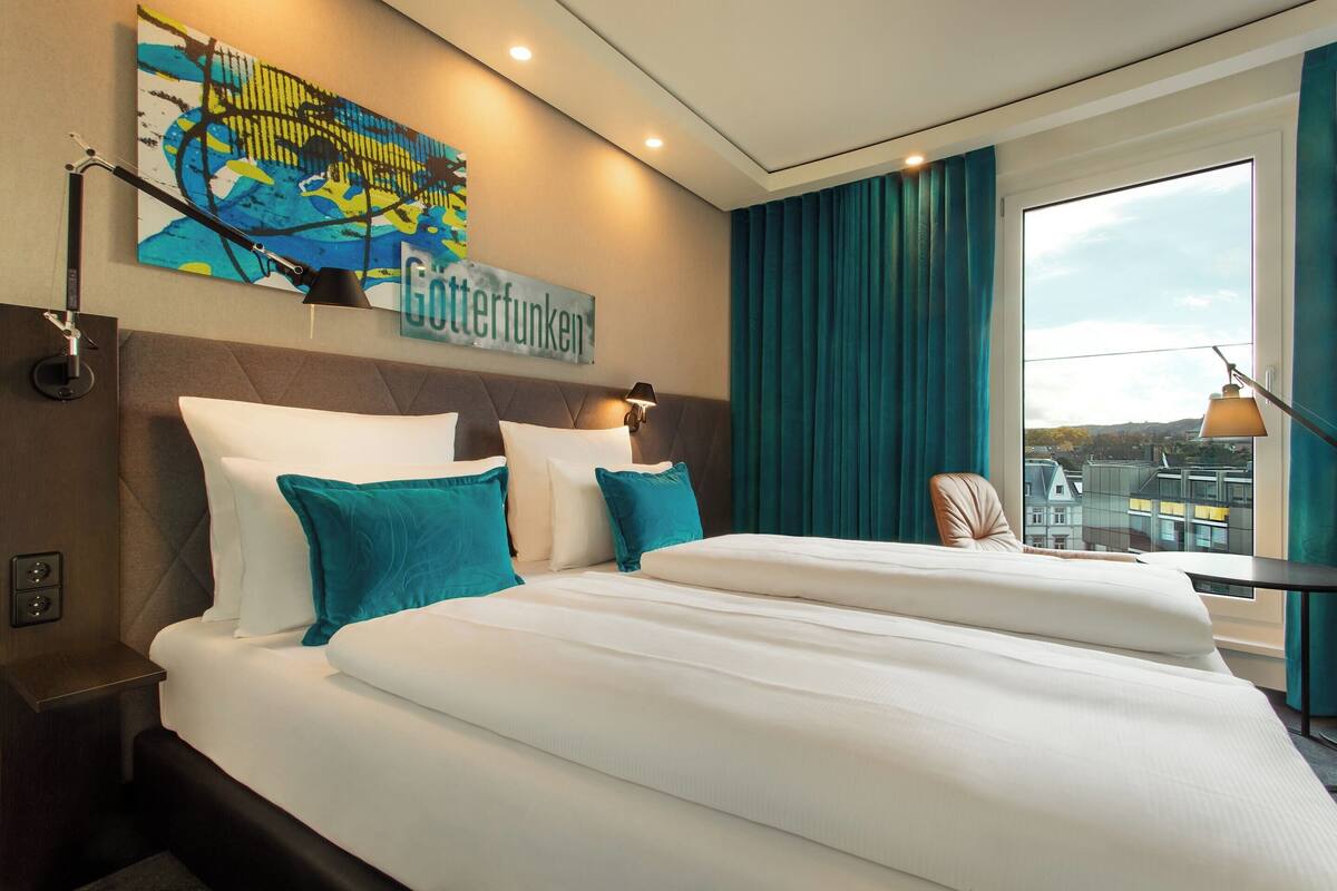 In-room safe, desk, blackout curtains, soundproofing