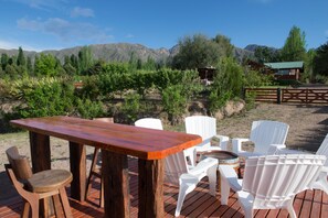 Deluxe Chalet, 3 Bedrooms, Mountain View | Terrace/patio - Entre Montañas y Rio (Cacheuta)