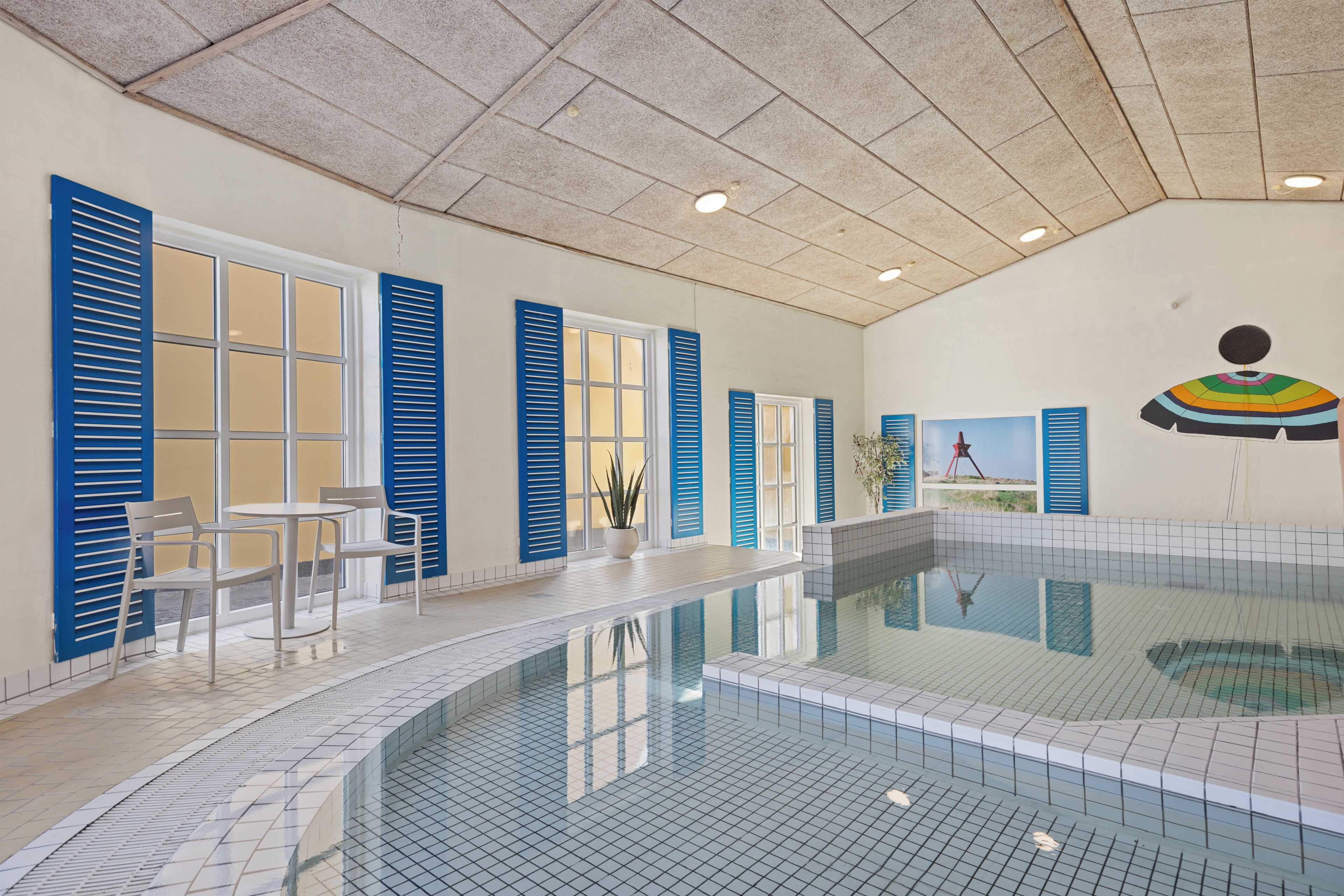 Una piscina techada
